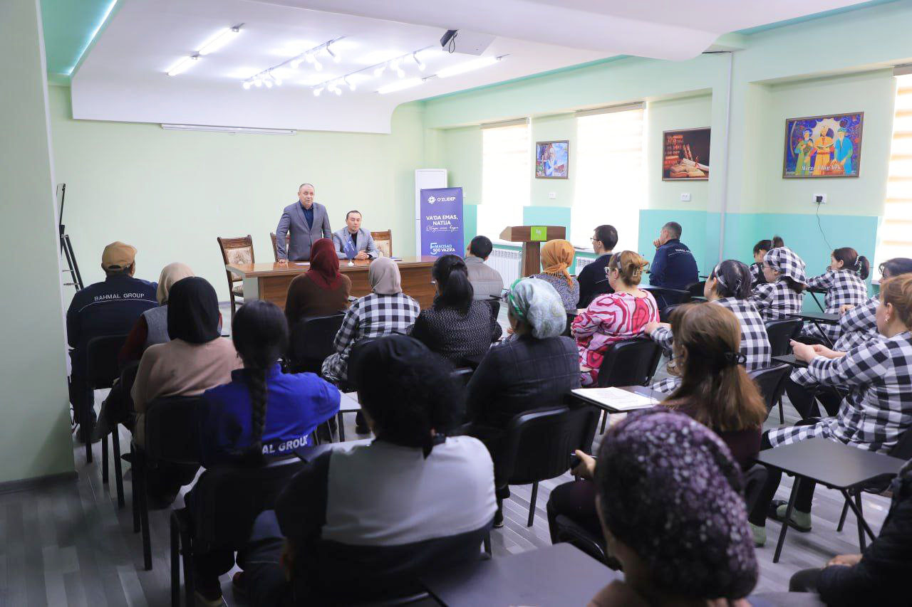 “Bahmal Group”dagi O‘zLiDeP quyi bo‘g‘ini yetakchisi raislikka qayta saylandi